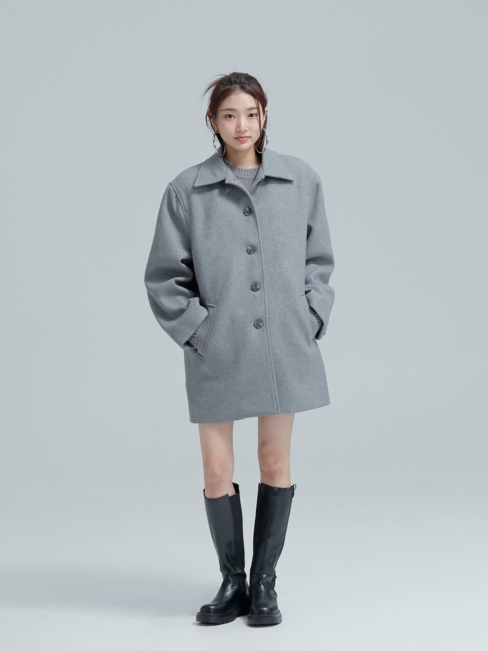 100 percent hotsell wool coat