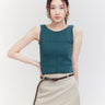 Sleeveless Square Neck Top - Fuzzymore