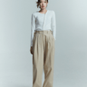 High-rise pleated trouser - Fuzzymore