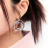 Clear Hoop Earrings - Fuzzymore