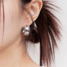 Silver Chunky Hoop Earrings - Fuzzymore