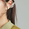 the bow earring korean street style