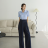 Pleated Side Button Trouser - Fuzzymore